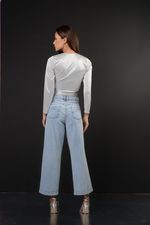 CALÇA MOM JEANS C/ TERMOCOLANTE