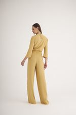 BLUSA TEXTURA C/ DETALHE DE ARGOLA FRENTE