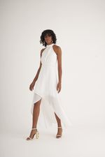 VESTIDO MULLET CREPON JACQUARD