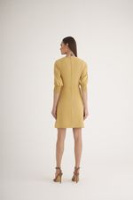 VESTIDO CURTO TEXTURE DECOTE