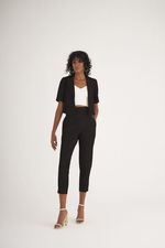 CALÇA CROPPED RETA ALFAIATARIA SHINE
