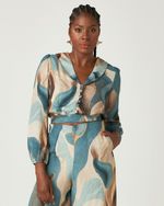 BLUSA AREIA COLORIDA MANGA LONGA
