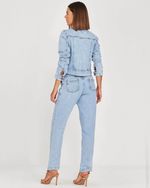 JAQUETA JEANS LAVAGEM CLARA