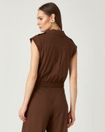 COLETE BOMBER LISO SLUB