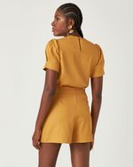 SHORT ALFAIATARIA LISO C/ BARRA LARGA
