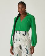 CAMISA MANGA LONGA LISA TWILL