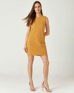 VESTIDO TUBINHO LISO ALFAIATARIA