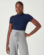 T-SHIRT RIBANA TONIC GOLA ALTA BASIC
