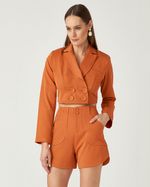 SHORT LISO ALFAIATARIA C/ MARTINGALE