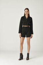 SHORT LISO ALFAIATARIA C/ MARTINGALE