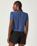 T-SHIRT CROPPED LISA C/ BOLSO FRENTE