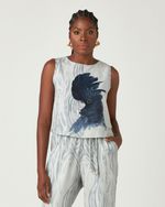 REGATA CAVA VERÃO CROPPED ANIMAL ARBÓREO