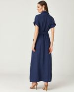 VESTIDO LONGUETE CHEMISE RUSTIC C/ FAIXA