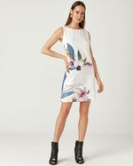 T-DRESS MAXI FLORAL GRÁFICO
