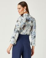 BLUSA MANGA LONGA FILETE COM AMARRAÇÃO FREENTE