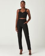 CALÇA ALFAIATARIA ELASTIC LISA FIT C/ ELÁSTICO