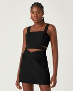 TOP LISO ALFAIATARIA C/ MARTINGALE