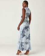 VESTIDO LONGUETE QUARTZO AZUL