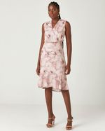 VESTIDO MIDI SHITAKE C/ TRANSPASSE