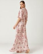 VESTIDO LONGO SHITAKE C/ MANGA SINO