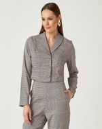BLAZER CROPPED XADREZ CHECK