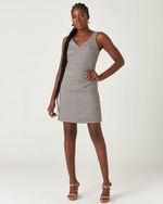 VESTIDO CURTO XADREZ CHECK