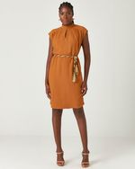 T-DRESS LISO EM CREPE