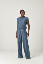 CAMISA CROPPED GIRALDA C/ BOLSO FRENTE