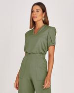 T-SHIRT LISA C/ BABADO NO DECOTE