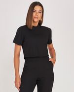 T-SHIRT CROPPED FIT ALFAIATARIA