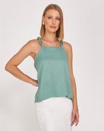 REGATA LISA TWILL C/ TORÇÃO NA ALÇA