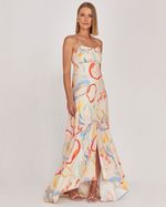 VESTIDO LONGO GALÍCIA C/ FENDA