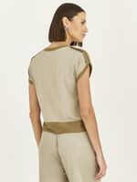 BLUSA DE MALHA DAYLILY C/ BARRA VIRADA