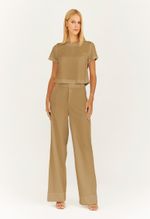 T-SHIRT CROPPED LISA EM CREPE