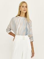 BLUSA AMPLA MARULHO C/ GOLA