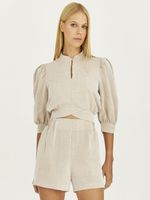 BLUSA LISA FLOW C/ PALA TRANSPASSADA