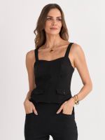 CORSELET ALFAIATARIA C/ LAPELA FRENTE
