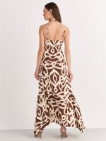 VESTIDO LONGUETE MARAJOARA C/ TRANSPASSE