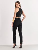 CALÇA LISA FIT ALFAIATARIA C/ CÓS DUPLO