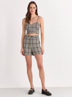 SHORT ALFAIATARIA XADREZ CHECK