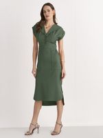 VESTIDO MIDI RUSTIC C/ PALA BORDADA