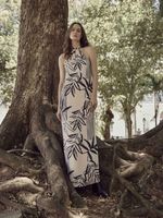 VESTIDO LONGUETE TUCUMÃ C/ TORÇÃO