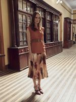 VESTIDO MIDI PLISSADO TUCUPI