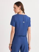 T-SHIRT SLUB CANNES C/ DET. RECORTE FRENTE