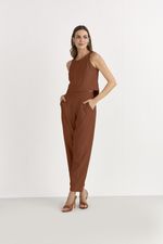 REGATA CROPPED PEACH C/ BOTÕES COSTA