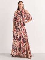 VESTIDO LONGO IGARAPÉ C/ FENDA FRENTE