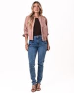 CIGARRETE SKINNY C/ LYCRA POWER C/ RECORTES BOLSO