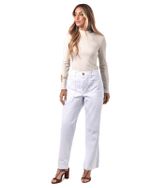 CALÇA RELAX BRIN BRANCO C/ MAXI BOLSO