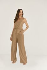 PEPLUM EM LINHO C/ BOTÕES COSTA