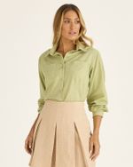 CAMISA MANGA LONGA VOIL MELANGE